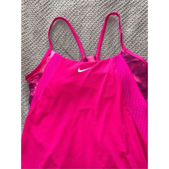 NWT- Nike Tie Dye Layered Tankini- size Small - Picture 3 of 12
